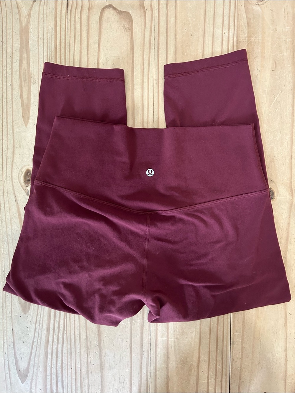 lululemon athletica Women’s Burgundy High-Waist Leggings